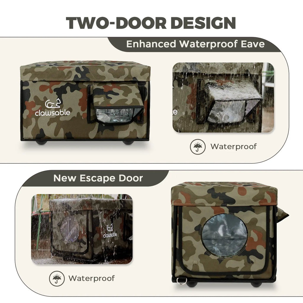 2024 Portable Heated Cat House - Medium